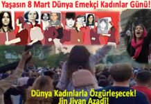 Yaşasın 8 Mart Dünya Emekçi Kadınlar Günü